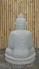 Product image 5 of the product “Seated Buddha made of Riverstone in Dharmachakra gesture of wheel of the teaching of the Dharma, H. 79cm. ”